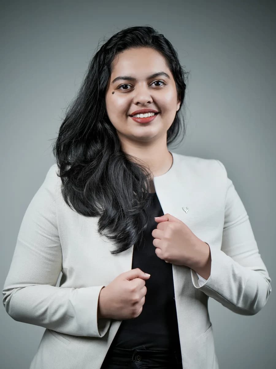 Portrait in the studio